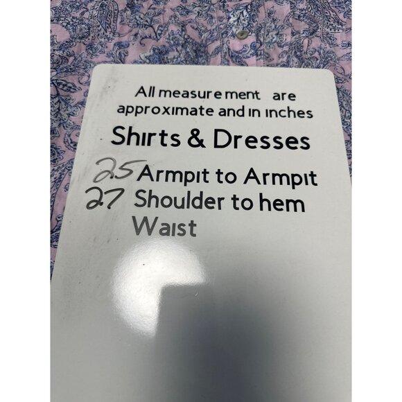 J.Jill Womens Boho Style Pink & Blue Paisley Print Linen Tunic Top Size 2X - Picture 9 of 9